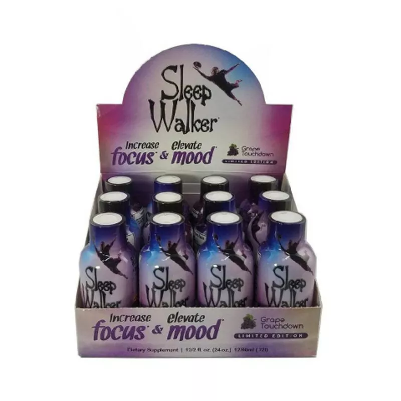 Sleep Walker Energy Shot 12ct Bottle Grape